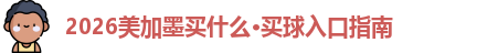 2026美加墨买什么